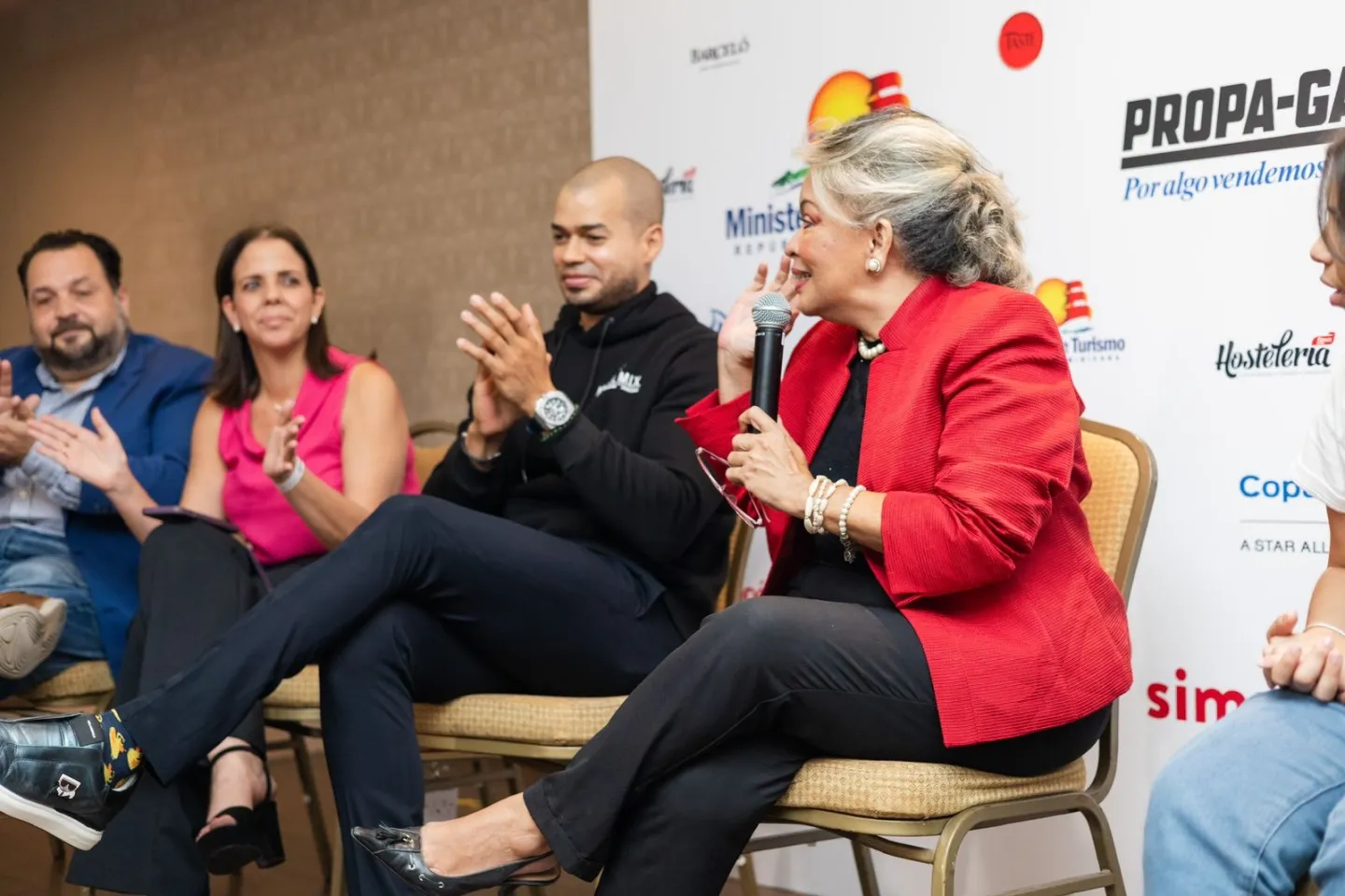 Panel de conversación durante una edición anterior del encuentro gastronómico